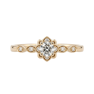 Utwo Bridal by Spicer Cole Floral Diamond Engagement Ring