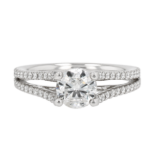 Utwo Bridal by Spicer Cole Split Shank Round Diamond Engagement Ring