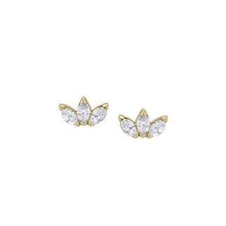 Everyday Diamonds by Spicer Cole Marquise Cut Diamond Stud Earrings