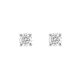 Everyday Diamonds by Spicer Cole Round Brilliant Cut Diamond Screwback Stud Earrings