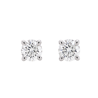 Everyday Diamonds by Spicer Cole Round Brilliant Cut Diamond Screwback Stud Earrings