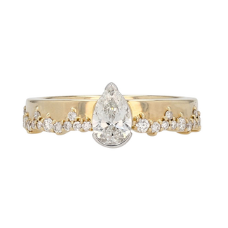 Utwo Bridal by Spicer Cole Confetti Canadian Pear Shape Diamond Engagement Ring