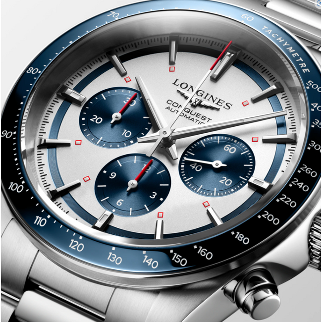 Longines Conquest Chronograph 42mm Automatic Watch