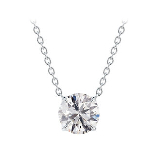 Everyday Diamonds by Spicer Cole Round Brilliant Cut Solitaire Diamond Necklace
