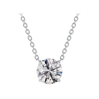 Everyday Diamonds by Spicer Cole Round Brilliant Cut Solitaire Diamond Necklace