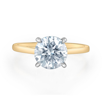 Diamond Evolution Solitaire Round Lab Grown Diamond Engagement Ring