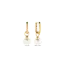 Ti Sento Pearl Charm Earrings in Gold-Plated Sterling Silver