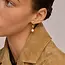 Ti Sento Pearl Hoops in Gold-Plated Sterling Silver
