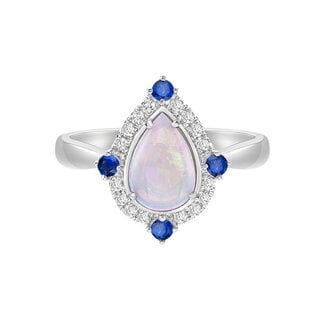 Colour by Spicer Cole Opal, Sapphire & Diamond Vintage Ring