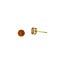 Citrine Bezel-Set Stud Earrings in 10K Yellow Gold