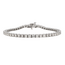 Round Brilliant Cut Diamond Tennis Bracelet in 14K White Gold