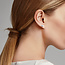 Round Brilliant Cut Diamond Martini Stud Earrings in 18K White Gold