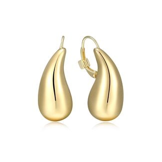 Elle Time & Jewellery Elle Raindrop Puffy Leverback Earrings