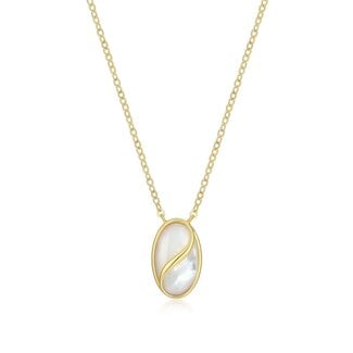 Elle Time & Jewellery Elle Twist Mother-of-Pearl Necklace