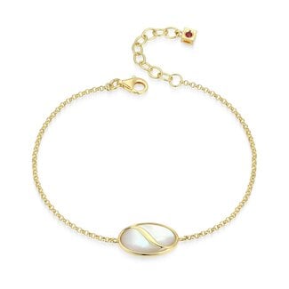 Elle Time & Jewellery Elle Twist Mother-of-Pearl Bracelet