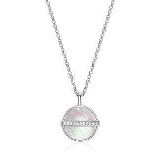 Elle Time & Jewellery Elle Lucency Mother-of-Pearl & CZ Necklace