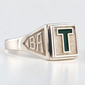 St. Thomas University T‑Rings St. Thomas University Small T-Ring in 10 Karat Gold