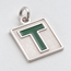 St. Thomas University Large T-Pendant in Sterling Silver
