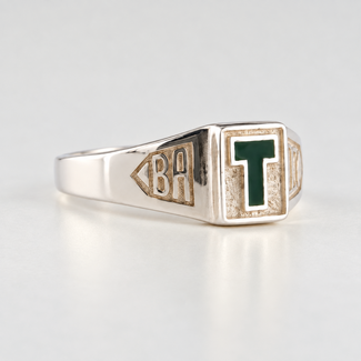 St. Thomas University T‑Rings St. Thomas University Mini T-Ring in 10 Karat Gold
