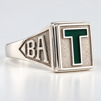 St. Thomas University T‑Rings St. Thomas University Ladies Medium T-Ring in 14 Karat Gold