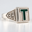 St. Thomas University Ladies Medium T-Ring in 14 Karat Gold