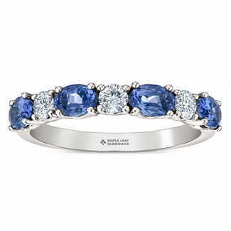 Colour by Spicer Cole Tanzanite & Canadian Diamond Band