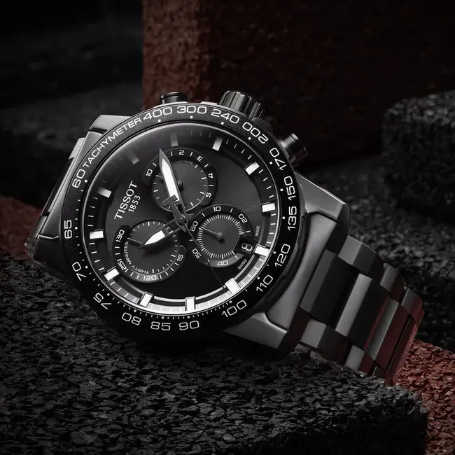 Tissot Supersport Chrono 45.5mm Quartz Chronograph Watch
