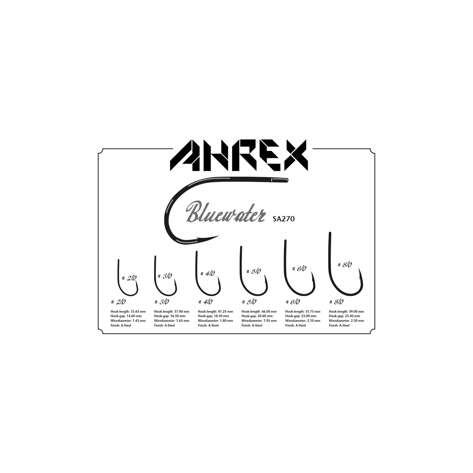 Ahrex Ahrex SA270 Bluewater Hook