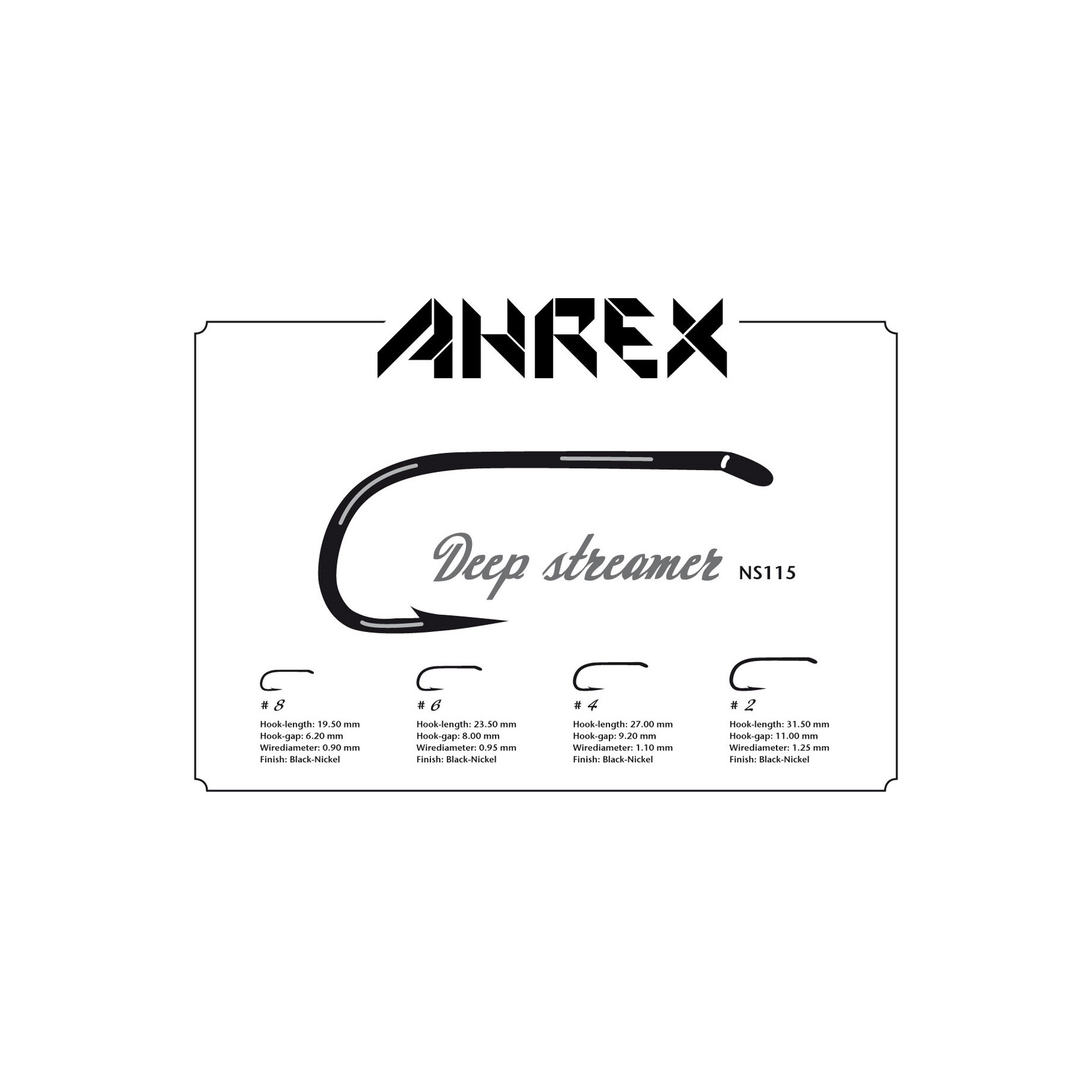 Ahrex Ahrex NS115 Deep Streamer Hook