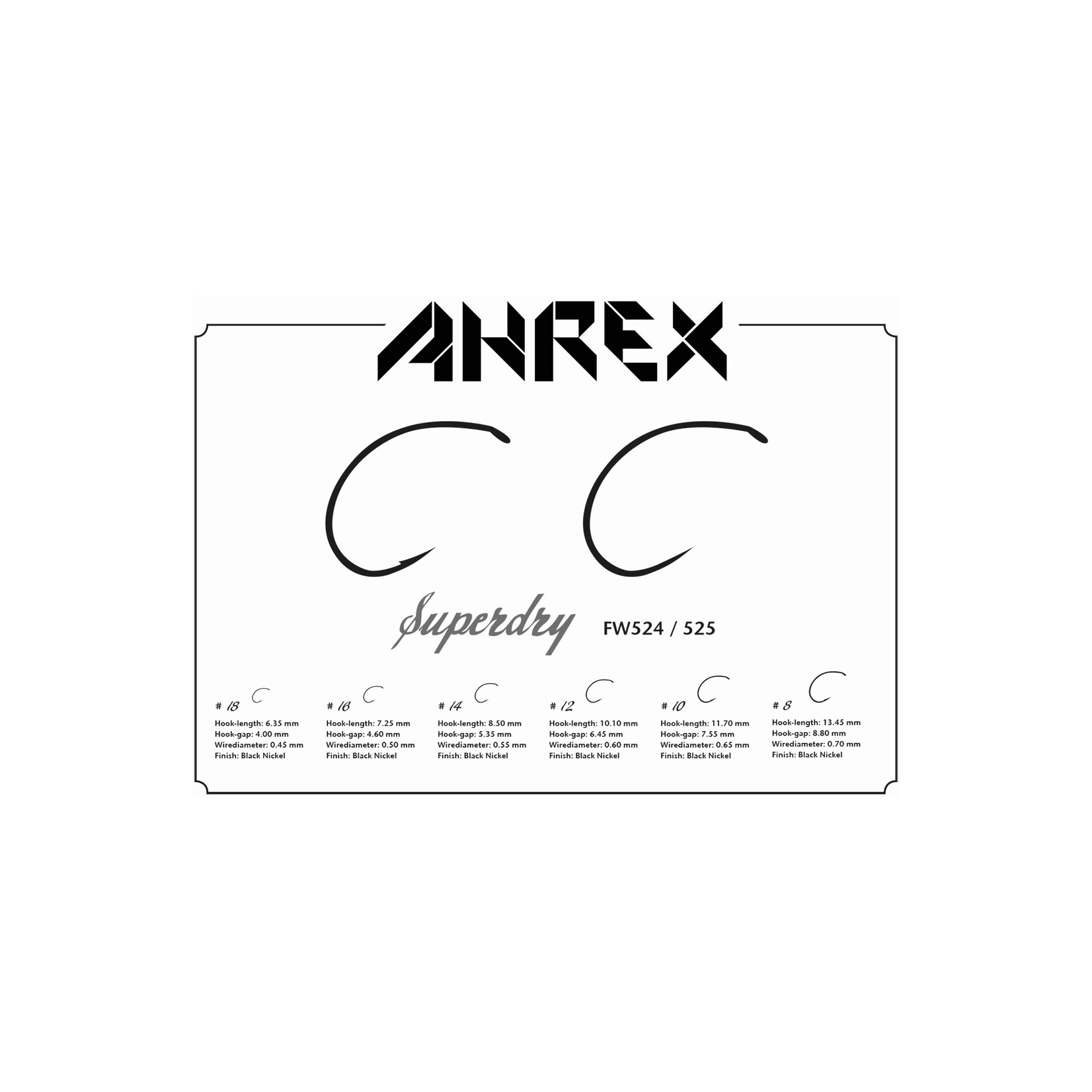 Ahrex Ahrex FW524 Super Dry Hook