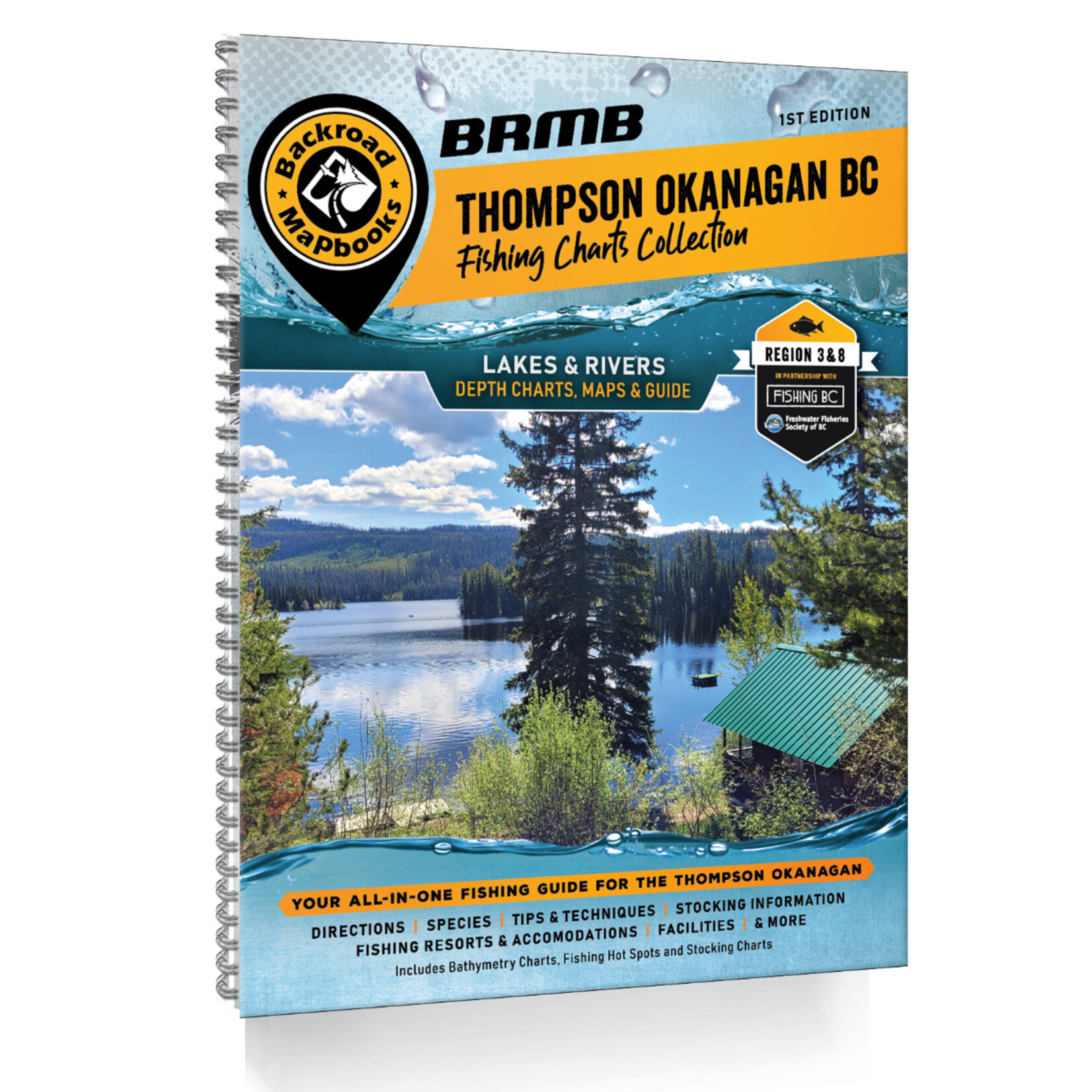 BRMP BRMB Thompson Okanagan BC Fishing Charts 2nd Edition