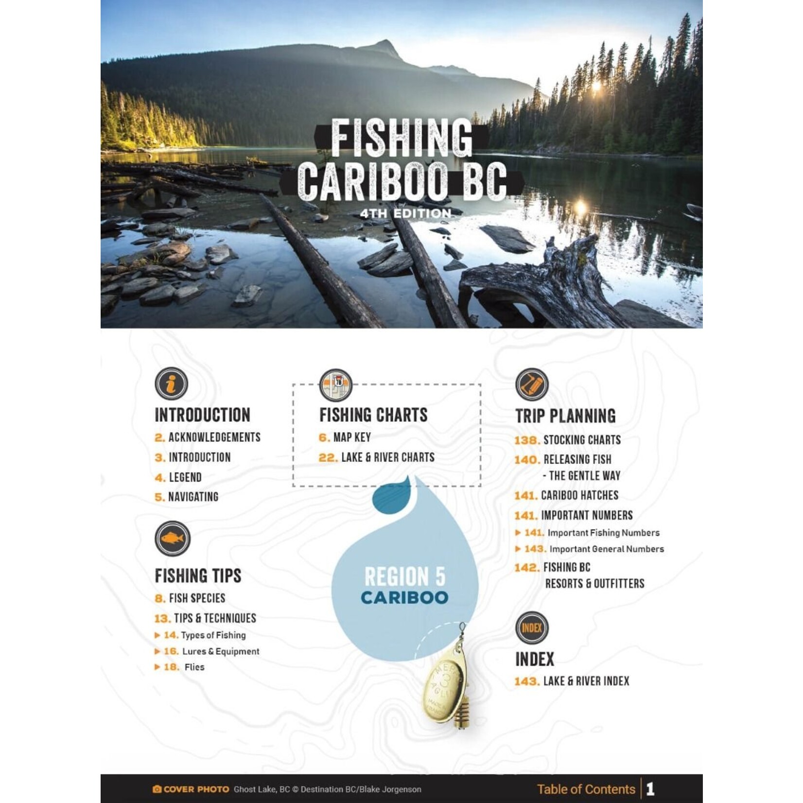 BRMP BRMB Cariboo Region BC Fishing Chart Collection 4th Edition