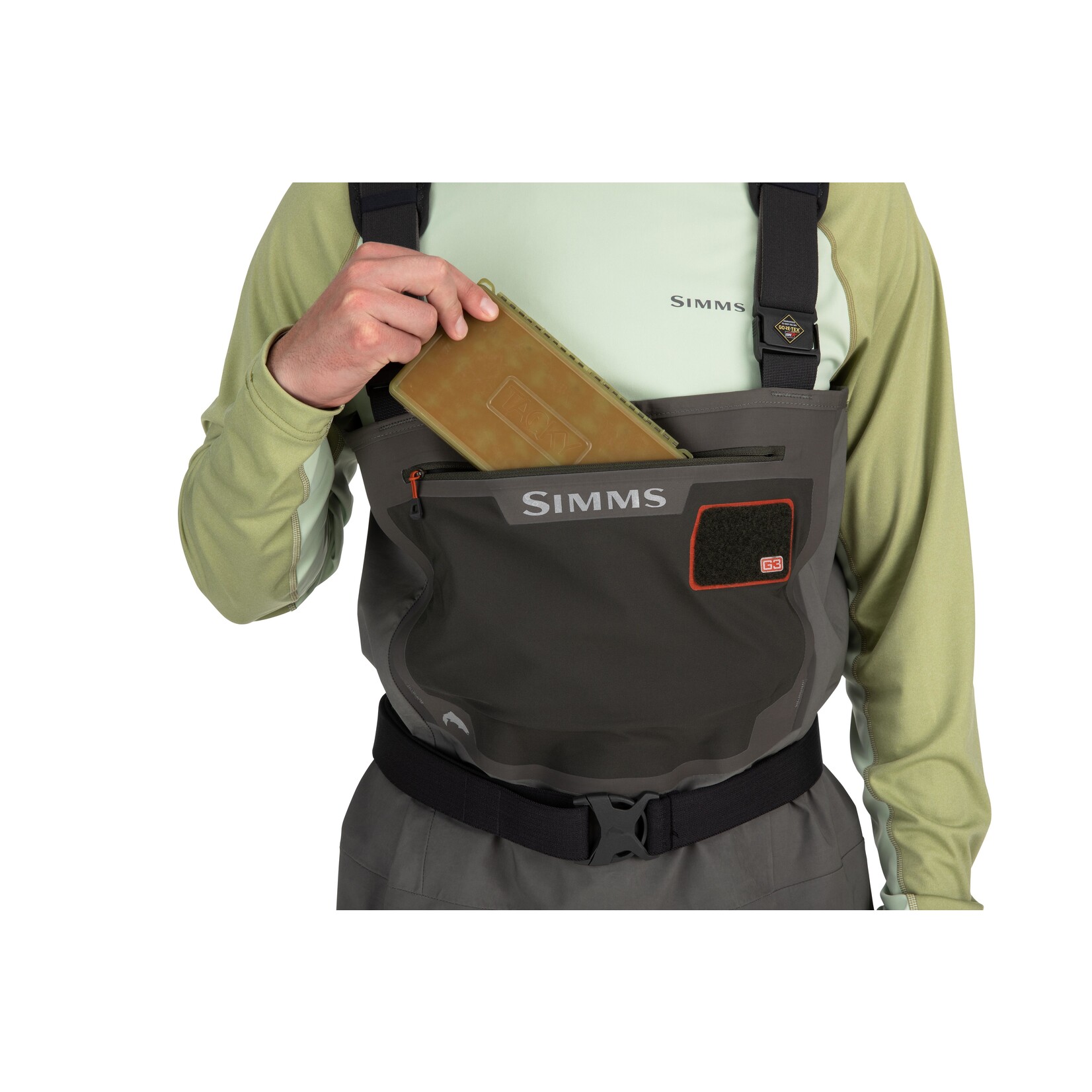 Simms Simms Men's G3 Guide Stockingfoot Wader Gunmetal