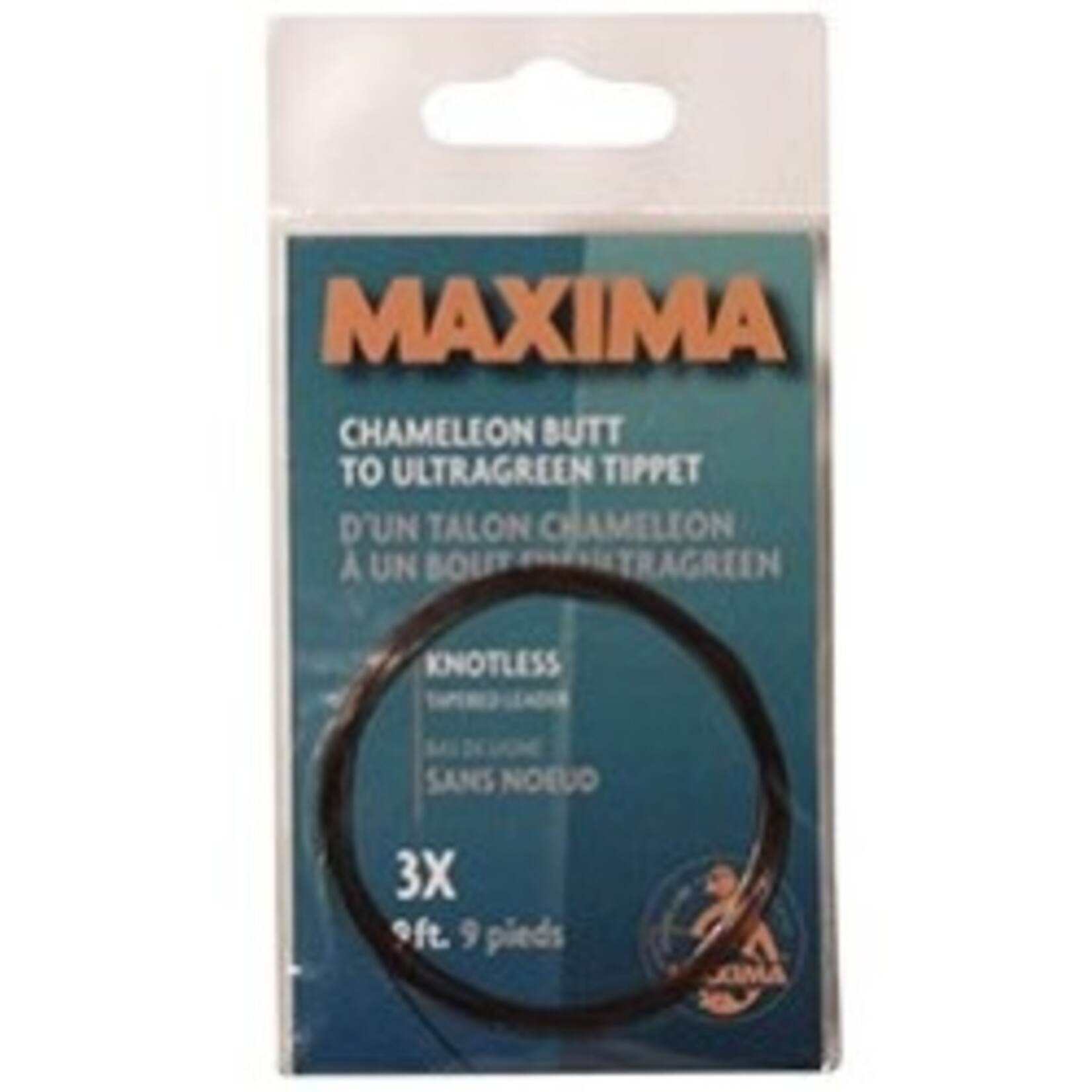 Maxima Maxima Tapered Leaders Chameleon Butt to Ultragreen Tippet