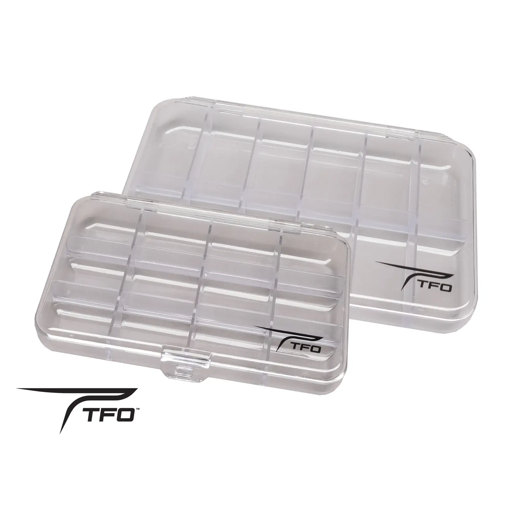 TFO TFO 12 Compartment Clear Fly Box