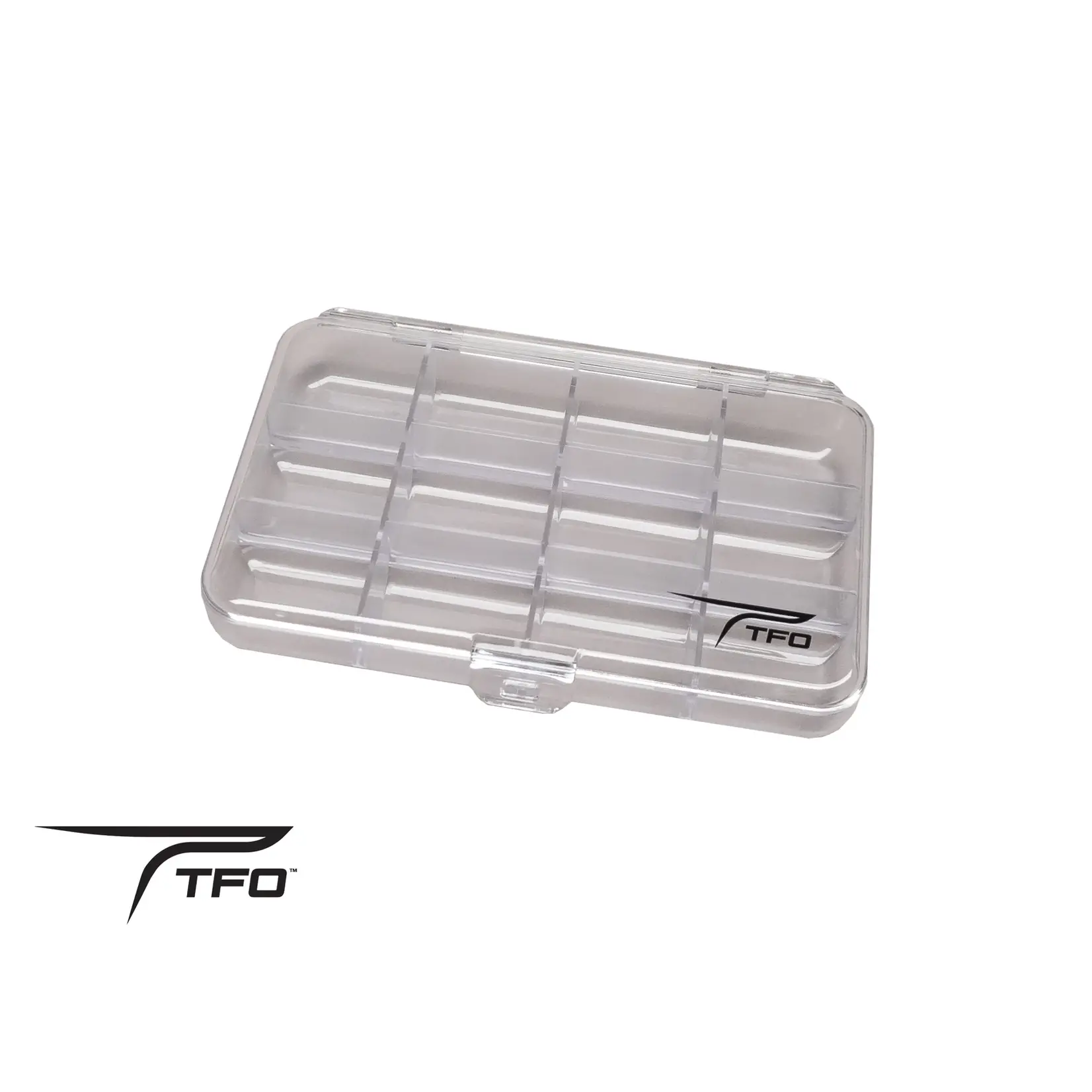 TFO TFO 12 Compartment Clear Fly Box