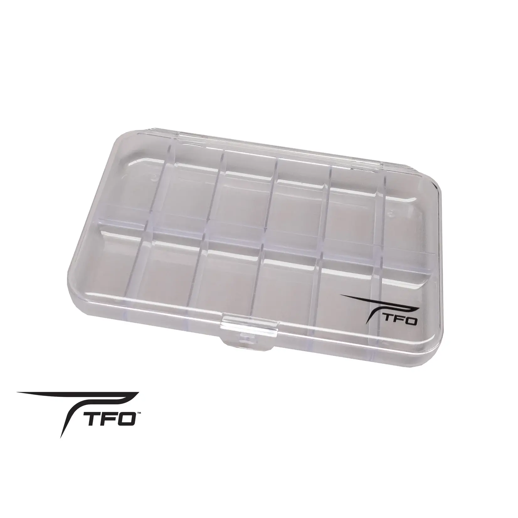 TFO TFO 12 Compartment Clear Fly Box