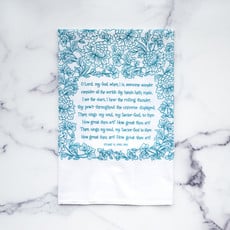 Little Things Studio Hymn Tea Towel