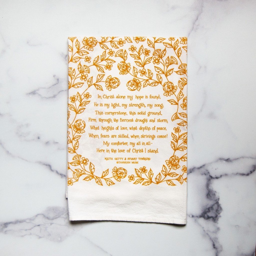 Little Things Studio Hymn Tea Towel