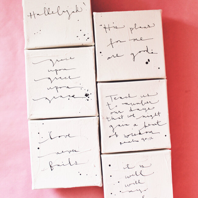 Milk Moon House 5x5 Canvas