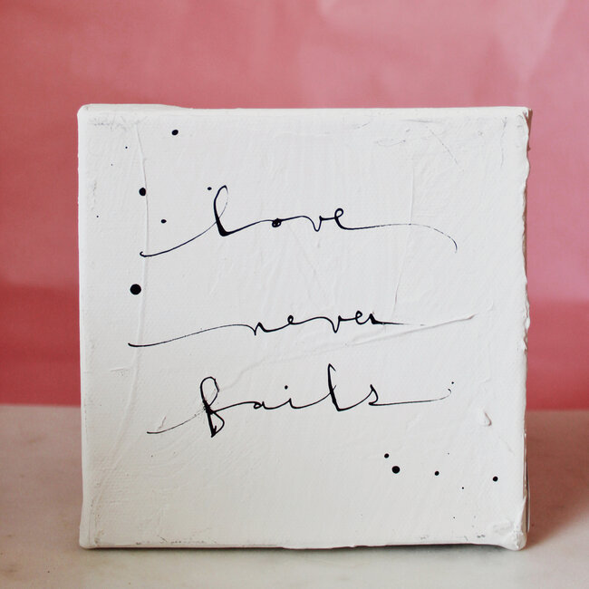 Milk Moon House 5x5 Canvas