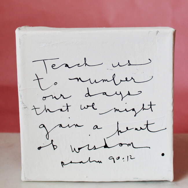 Milk Moon House 5x5 Canvas