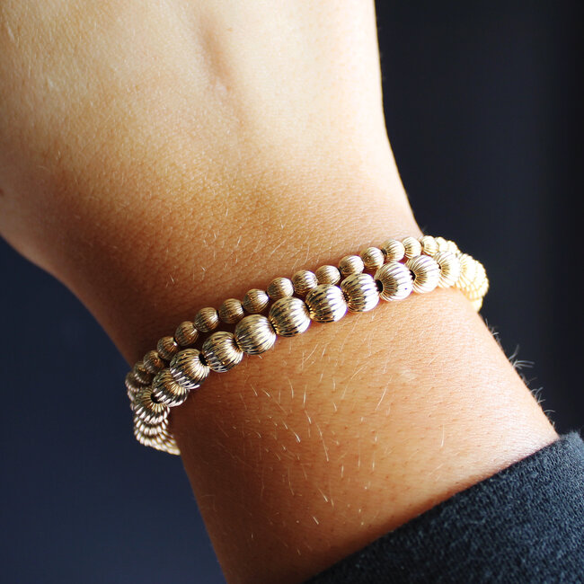 Dignity Gold Bead Bracelets