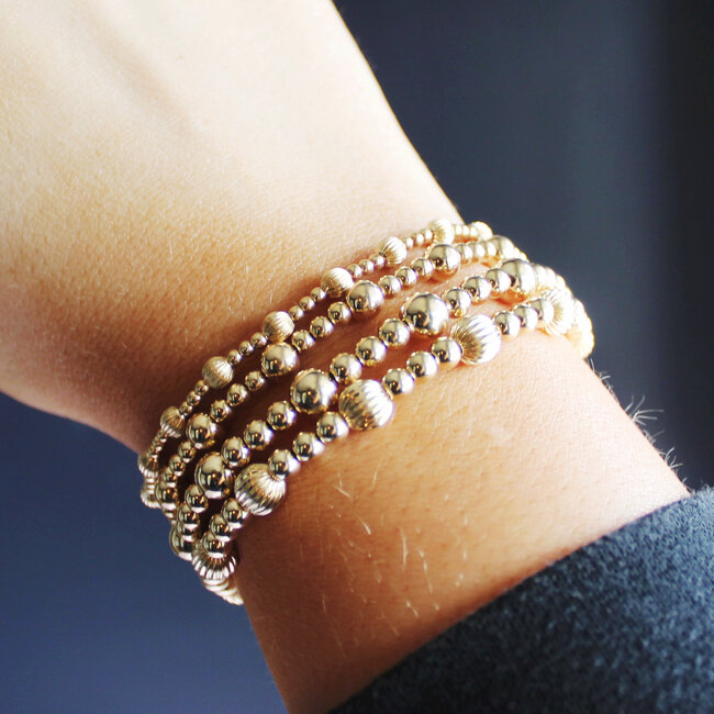 Dignity Gold Bead Bracelets