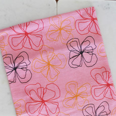 Lined Floral Towel