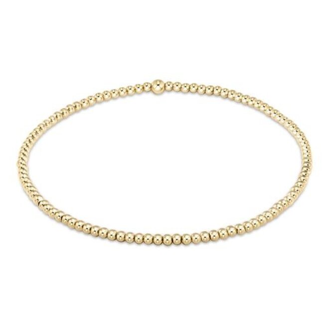 Classic Gold Bead Bracelet by enewton