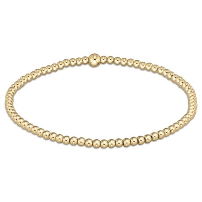 Classic Gold Bead Bracelet by enewton