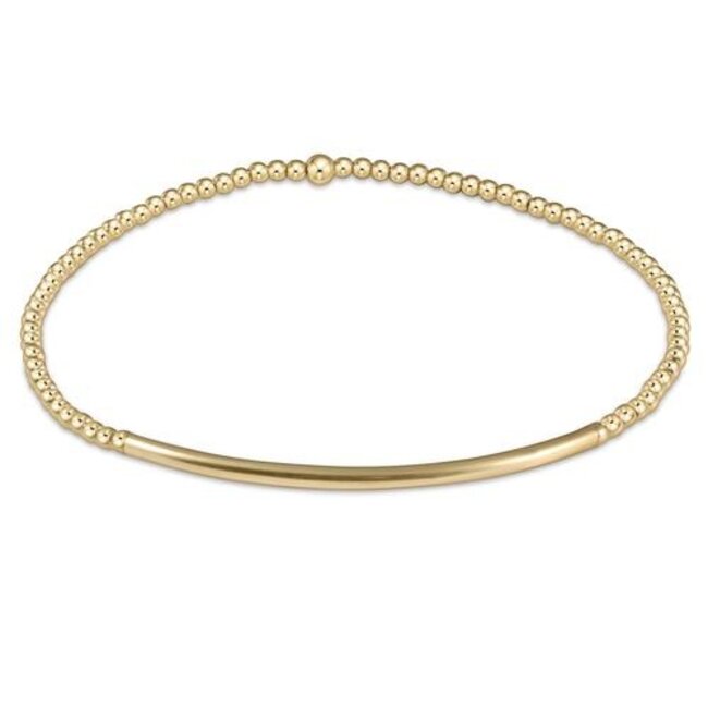 Classic Gold Bead Bracelet by enewton