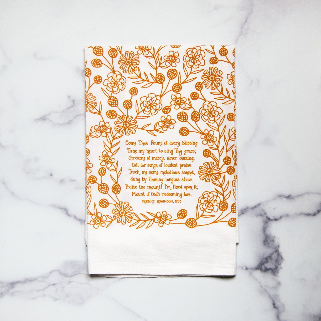 Little Things Studio Hymn Tea Towel