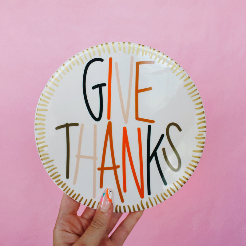 Give Thanks Round Trivet